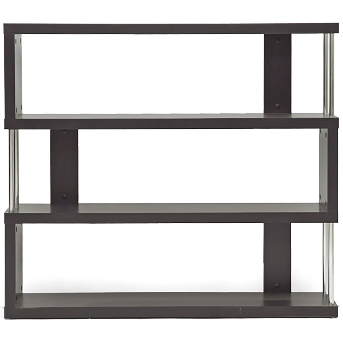 Zhao Bookcase Wenge 3 Tier