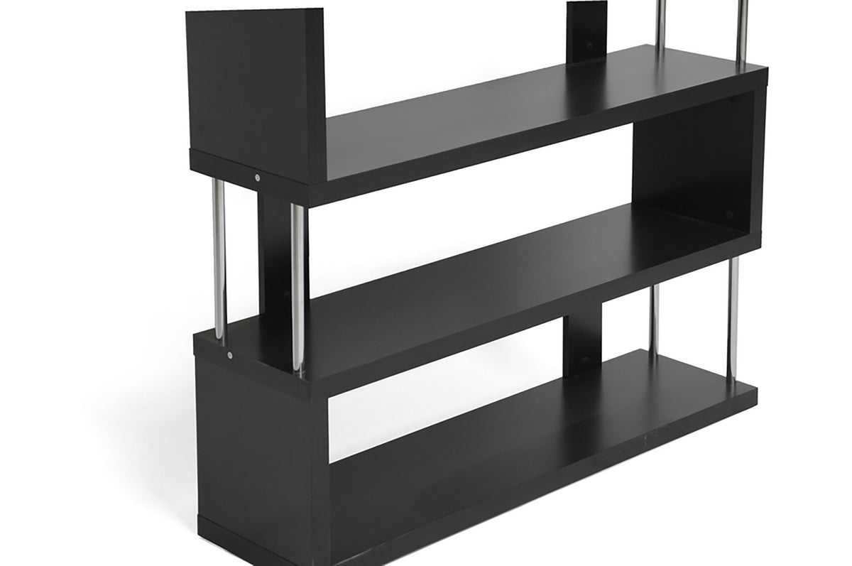 Zhao Bookcase Wenge 3 Tier