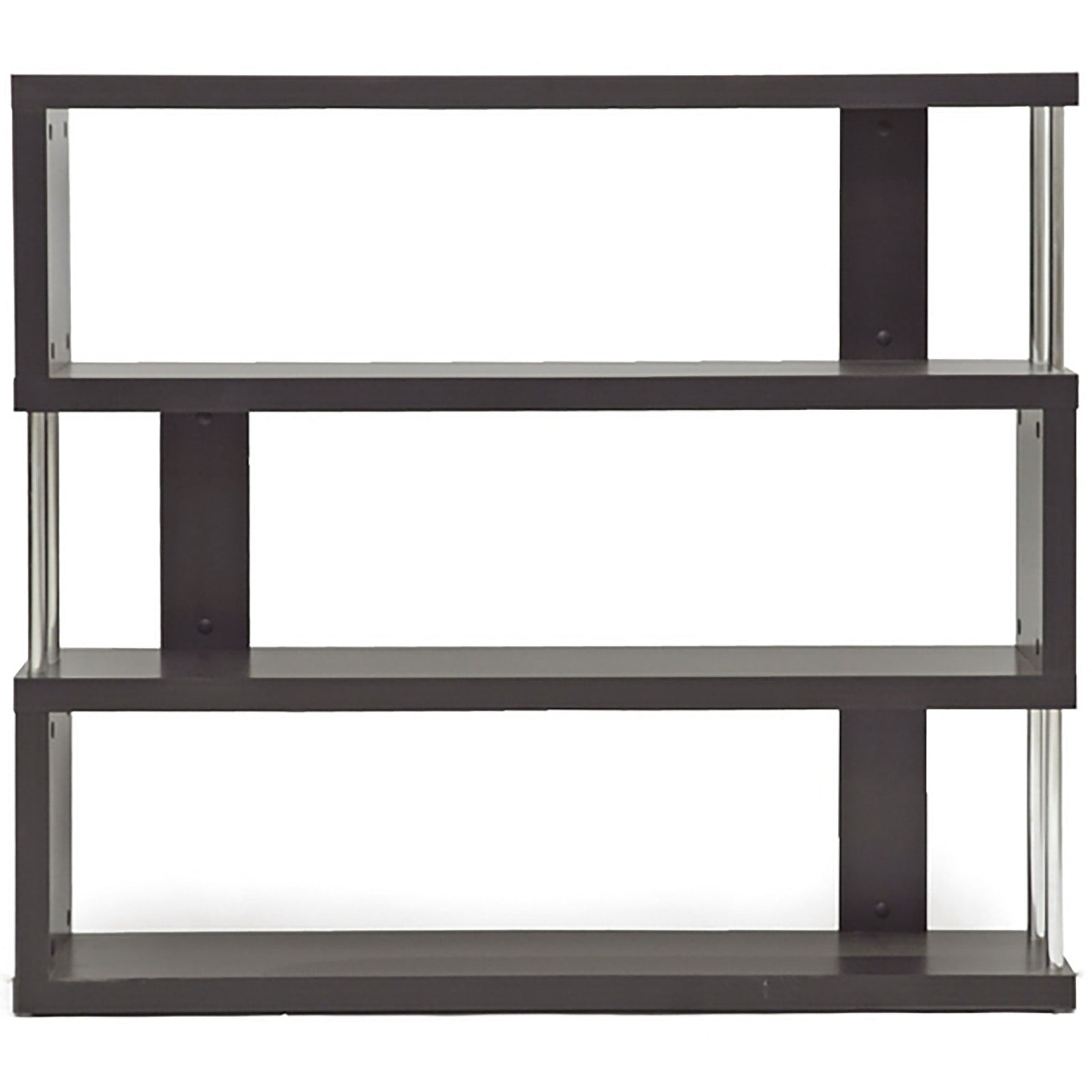 Zhao Bookcase Wenge 3 Tier