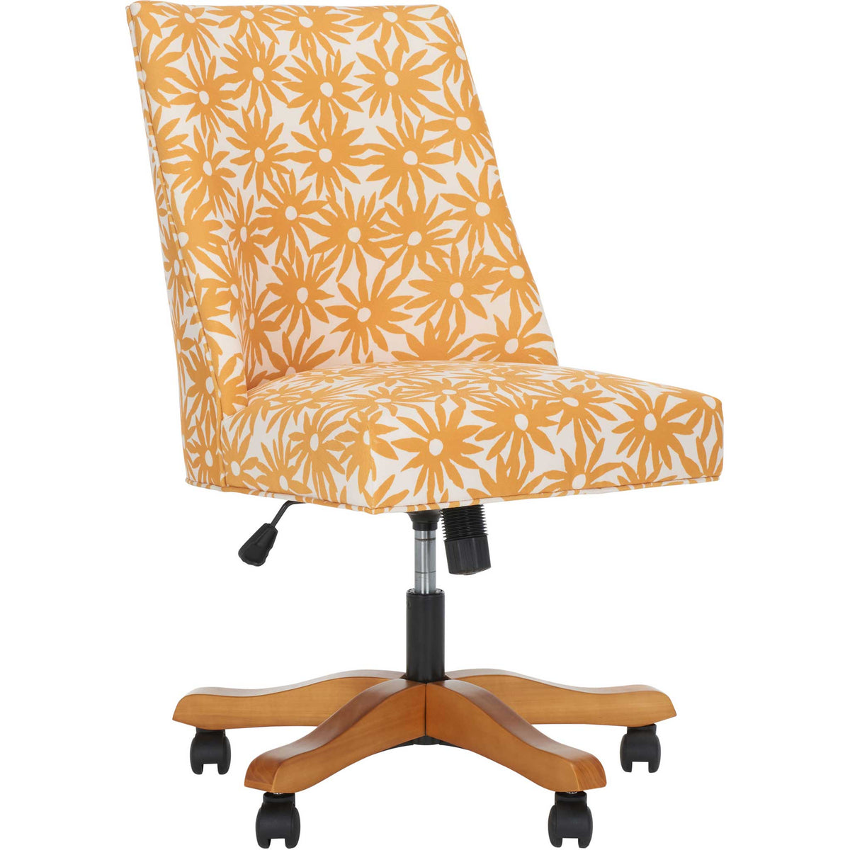 Plush armless profile with supportive back and height adjustment for custom comfort. || MCR1028E || front_angle_studio