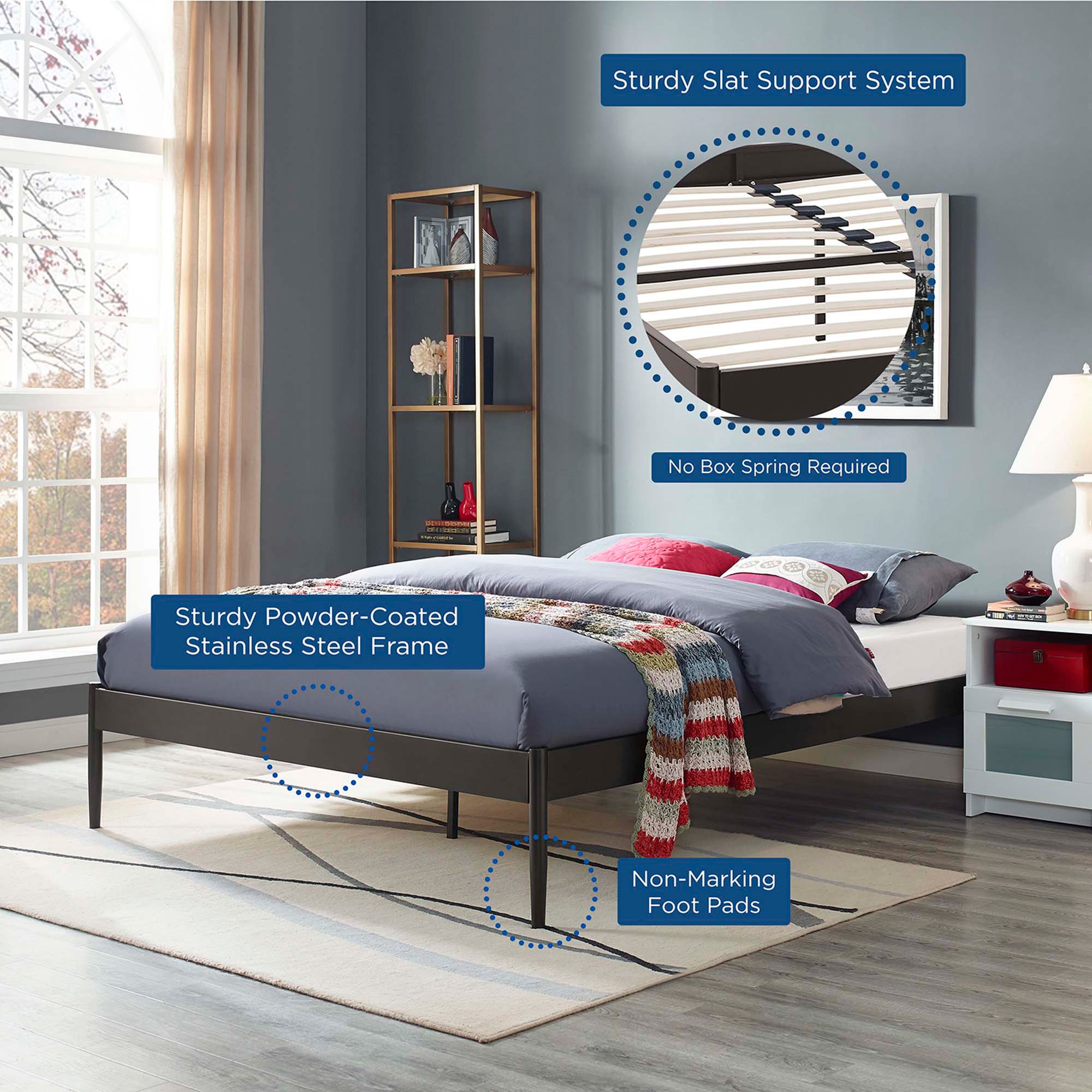Elsmere Bed Brown