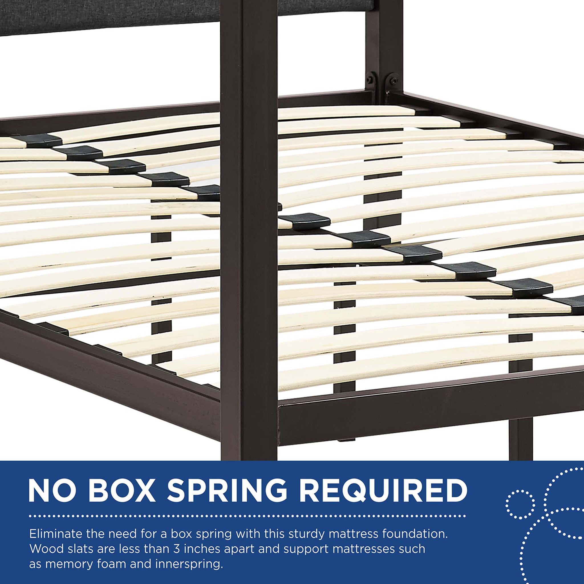 Rainham Bed Frame Brown/Gray