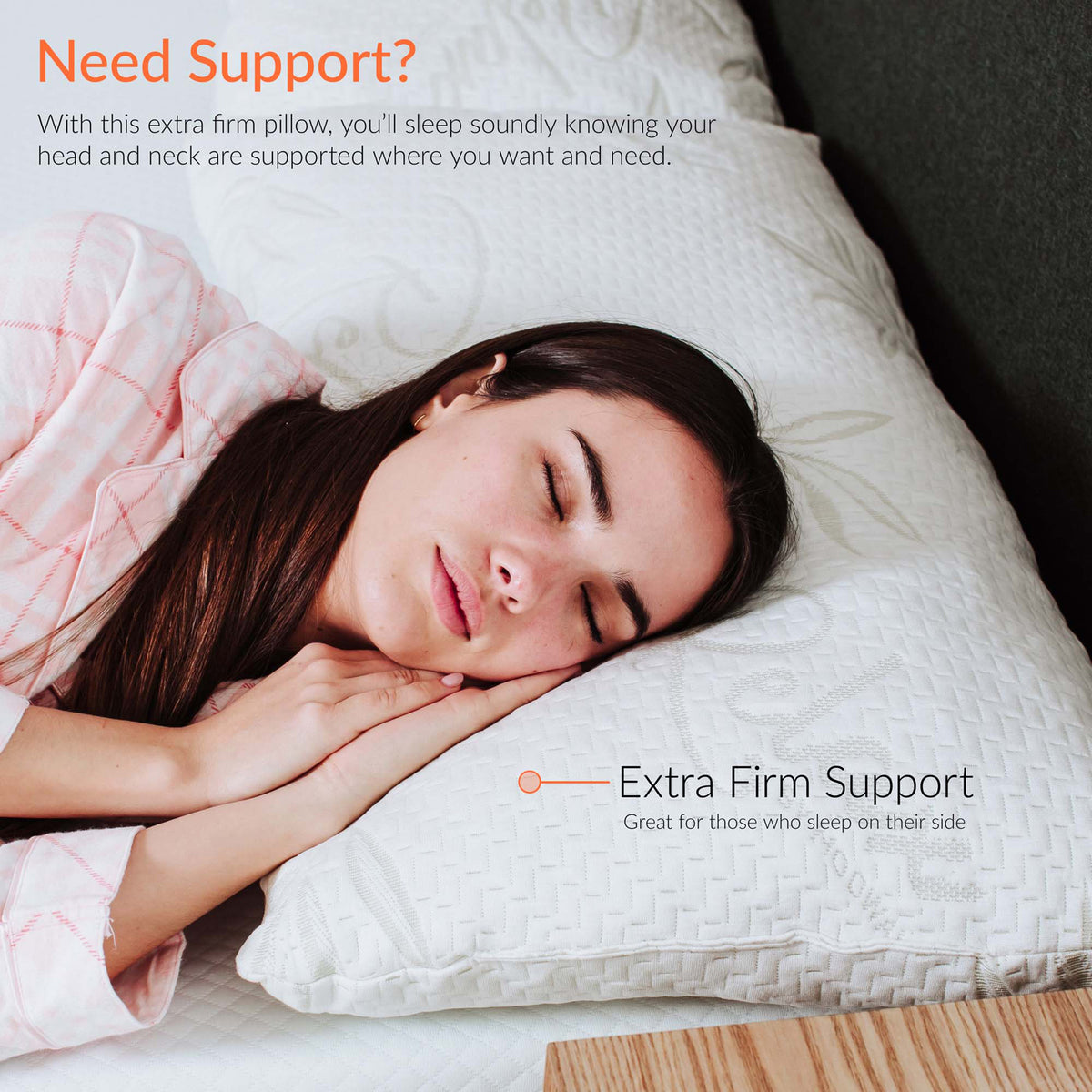 Relton King Size Pillow White
