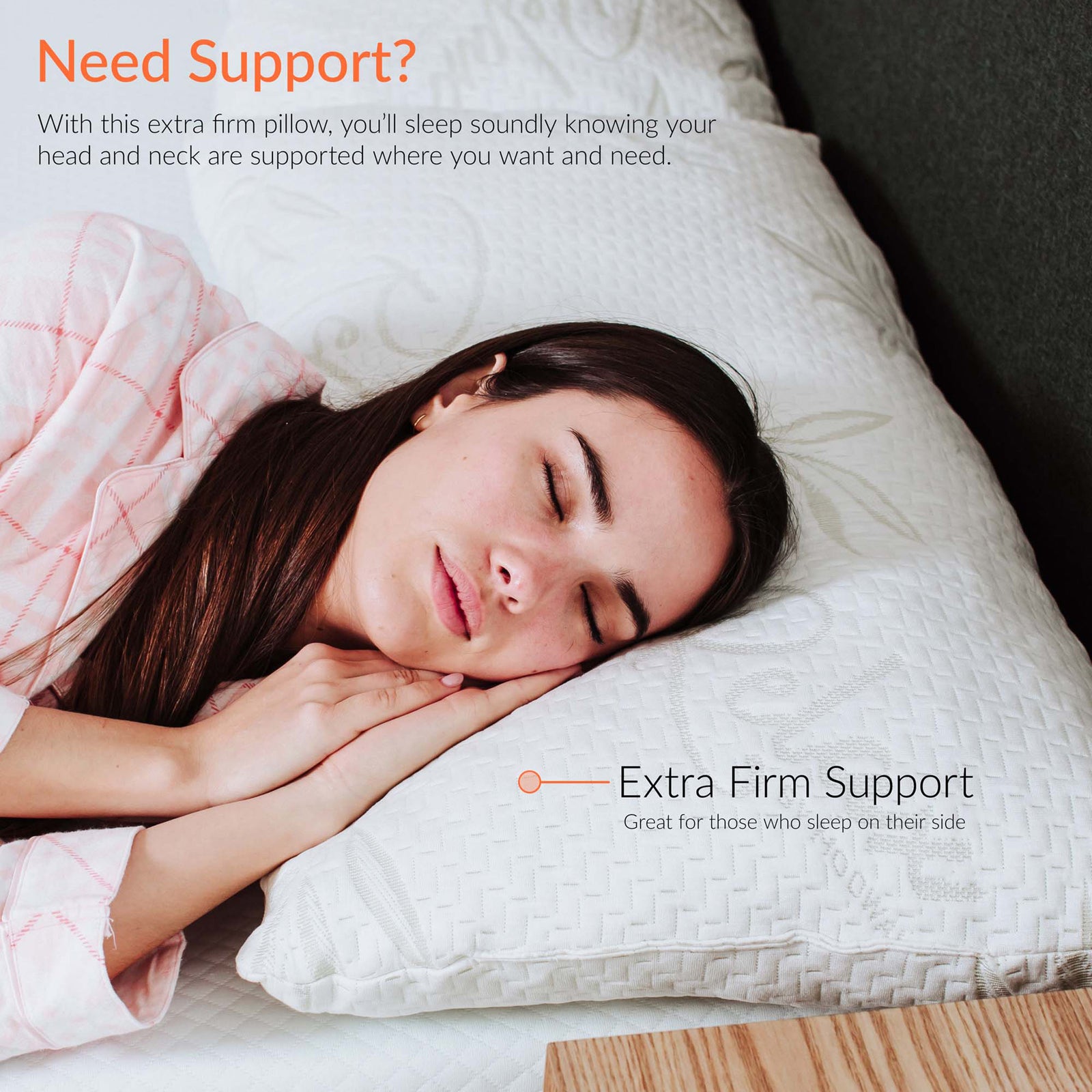Relton King Size Pillow White