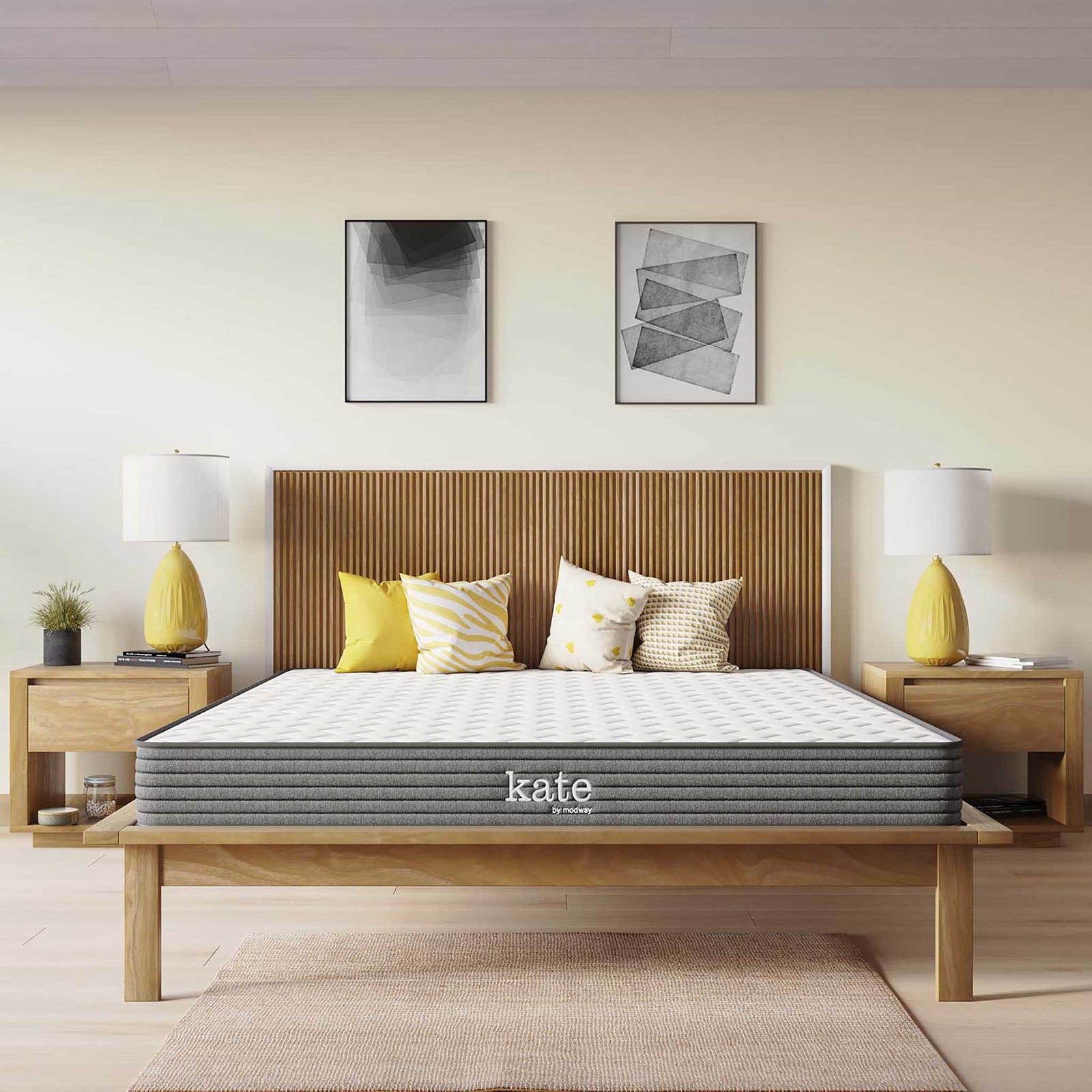 Kate 6" Innerspring Mattress White