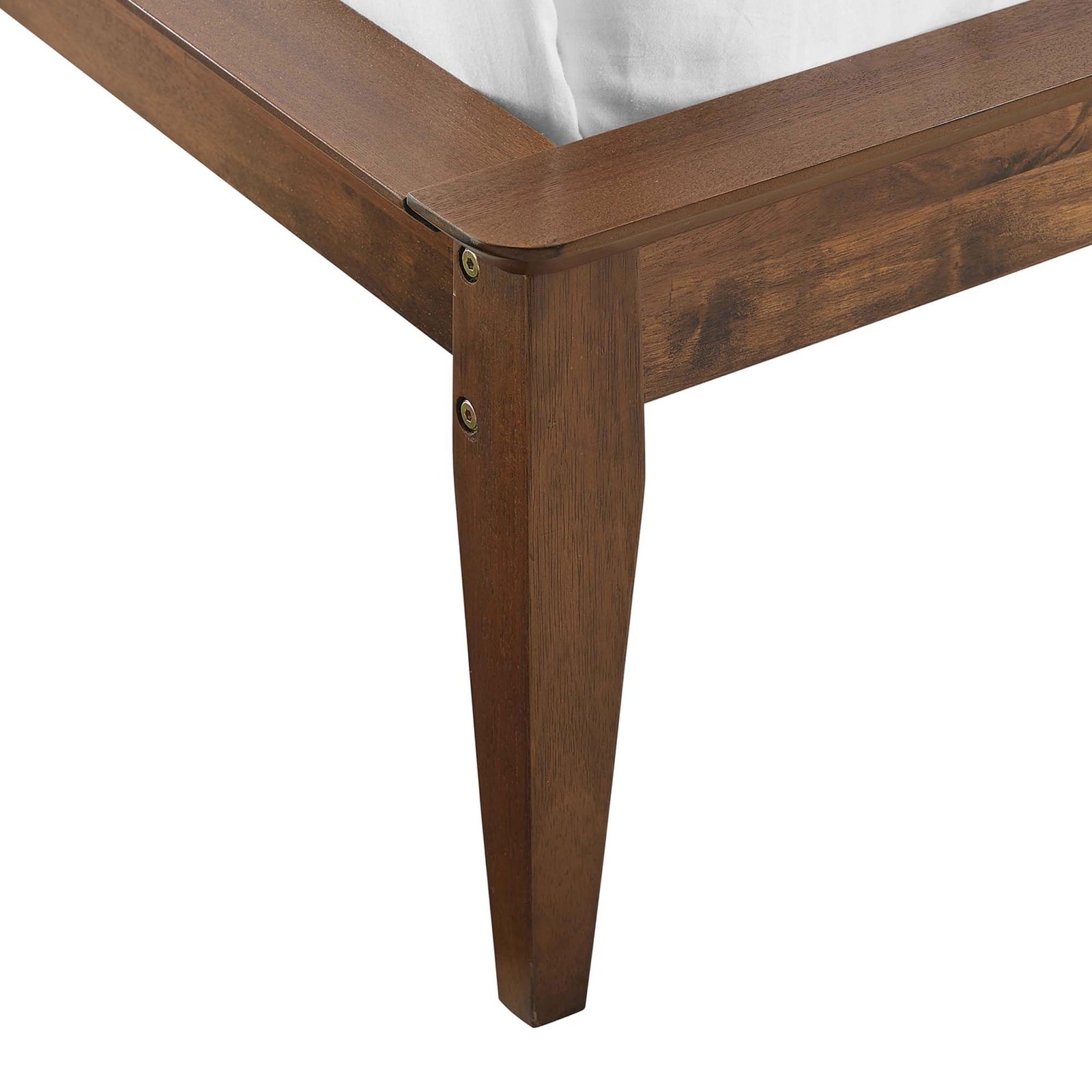 Tapered wood leg with clean joinery details and a rich walnut finish || MOD-6250-WAL || leg_studio