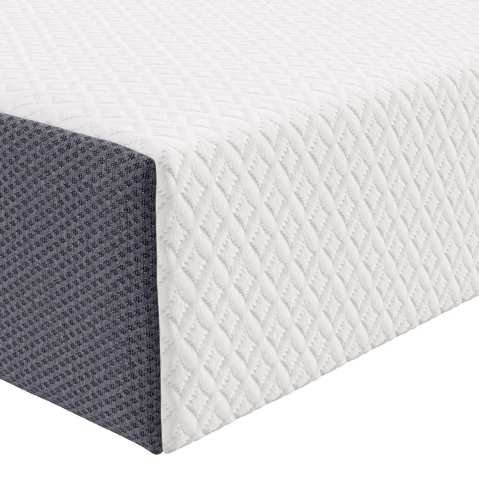 Mila 8" Memory Foam Mattress White