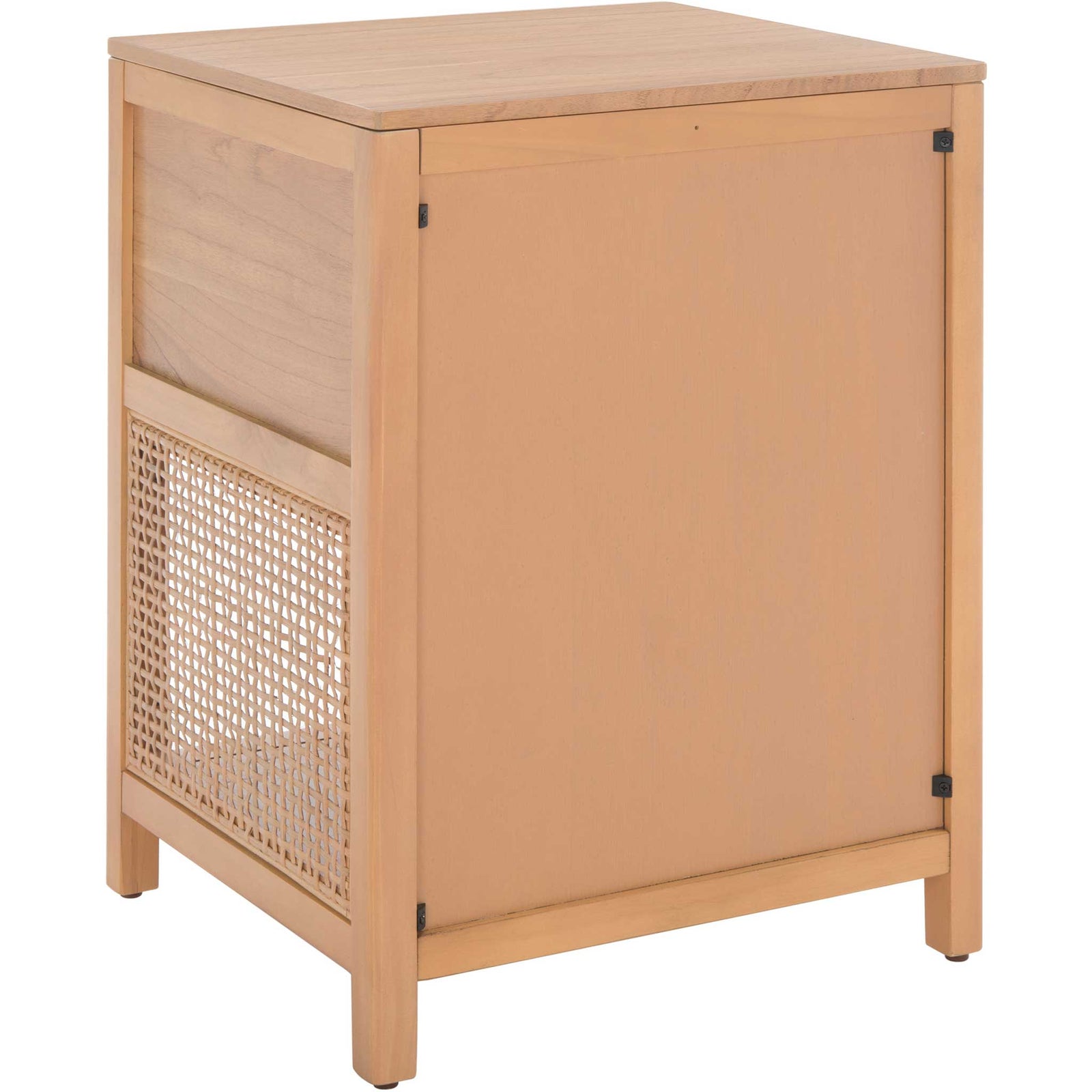 Refined frame with finished back and breathable rattan cane sides || NST5012A || back_angle_studio