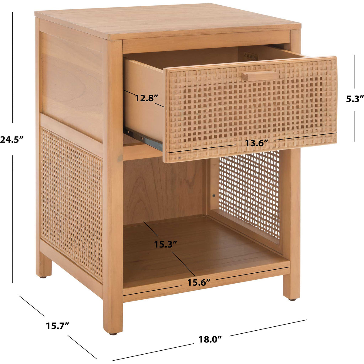 Compact footprint balances storage with style for modern bedrooms