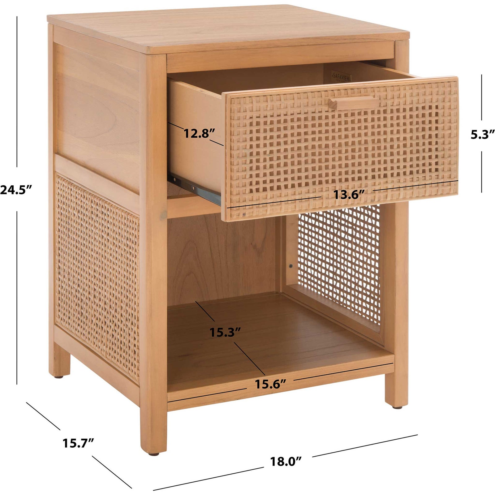 Compact footprint balances storage with style for modern bedrooms || NST5012A || dimension_studio