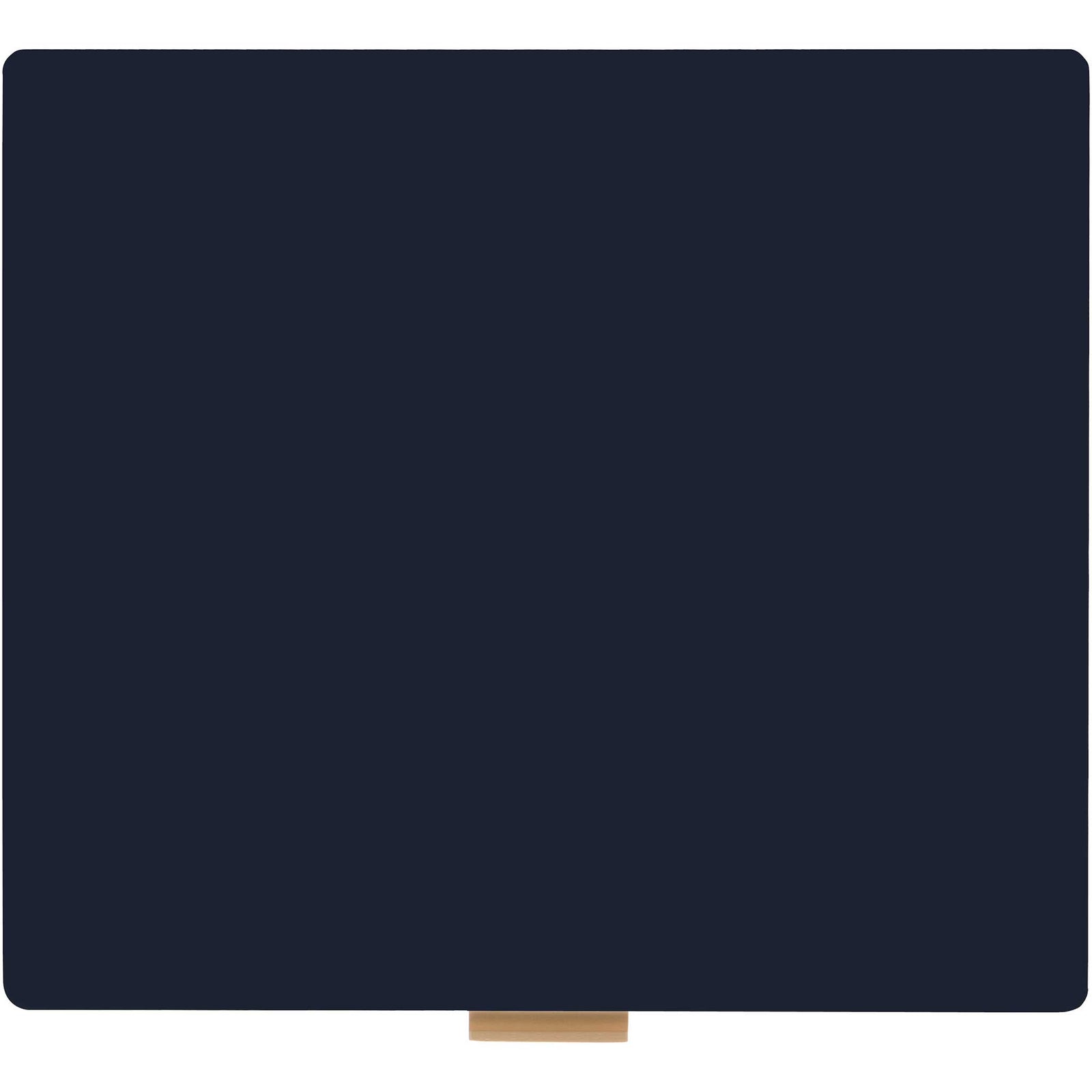 Smooth navy tabletop with softly rounded corners and a minimalist pull below || NST5012E || top_studio