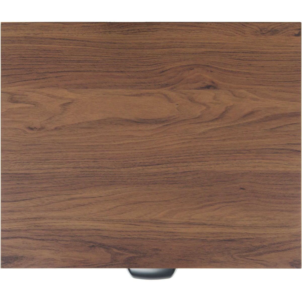 Flat walnut surface offers room for a lamp, books, and decor || NST9602A || top_studio