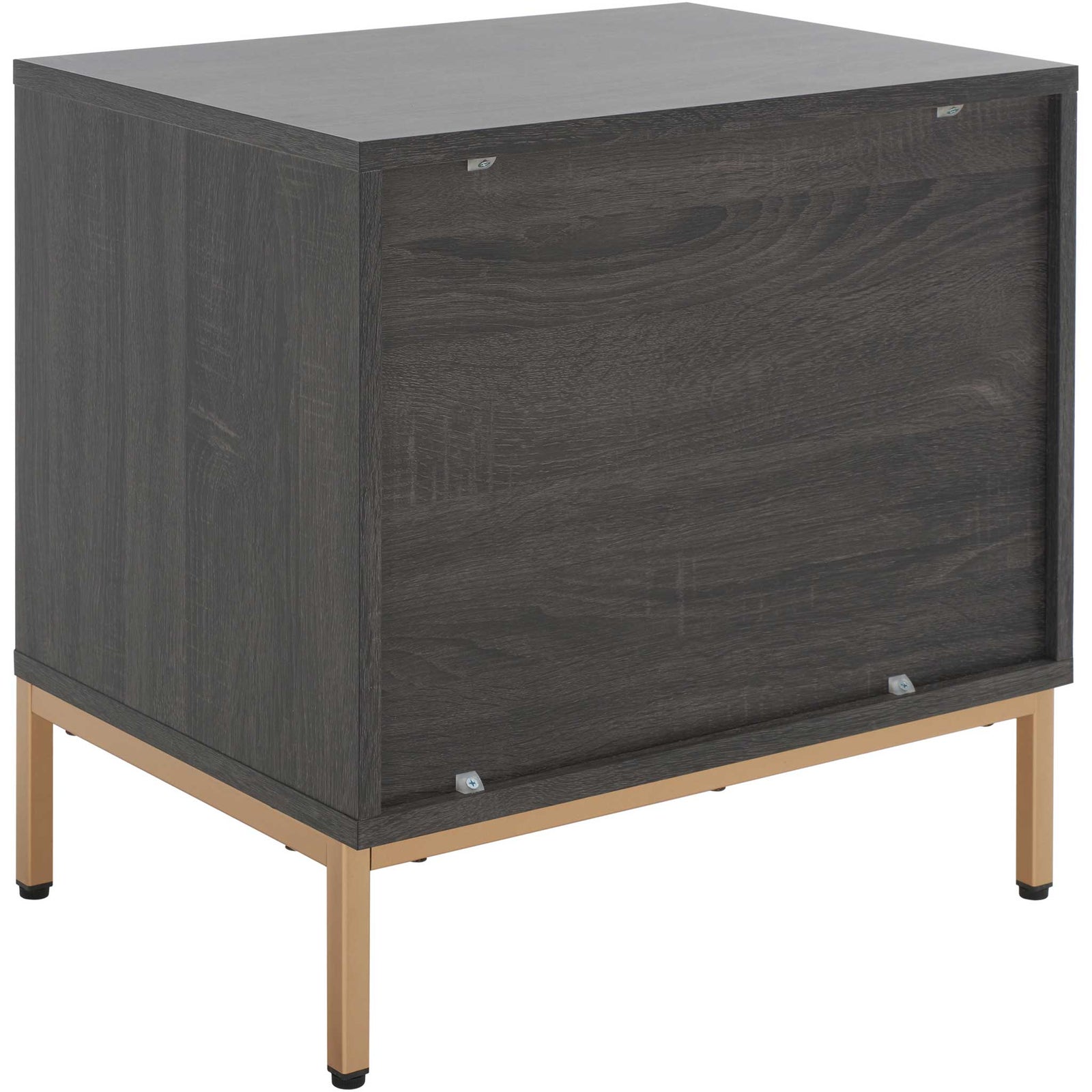 Refined back and side showcase rich wood grain and elevated gold base || NST9605E || back_angle_studio