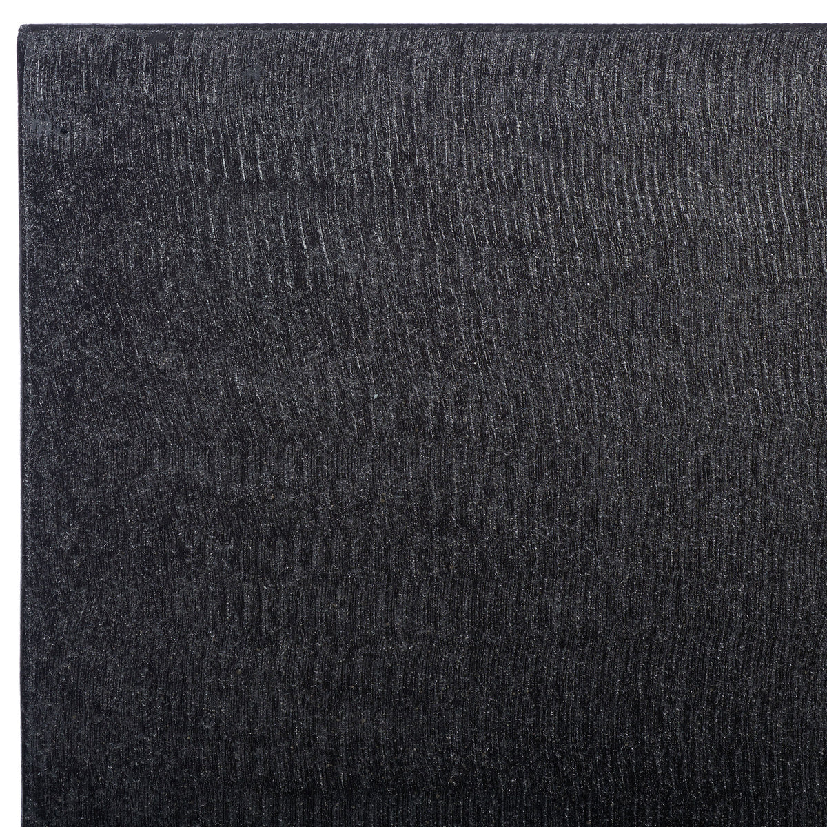 Subtle texture brings dimension to the large planter's rich black concrete surface. || PAT1513A || swatch_studio