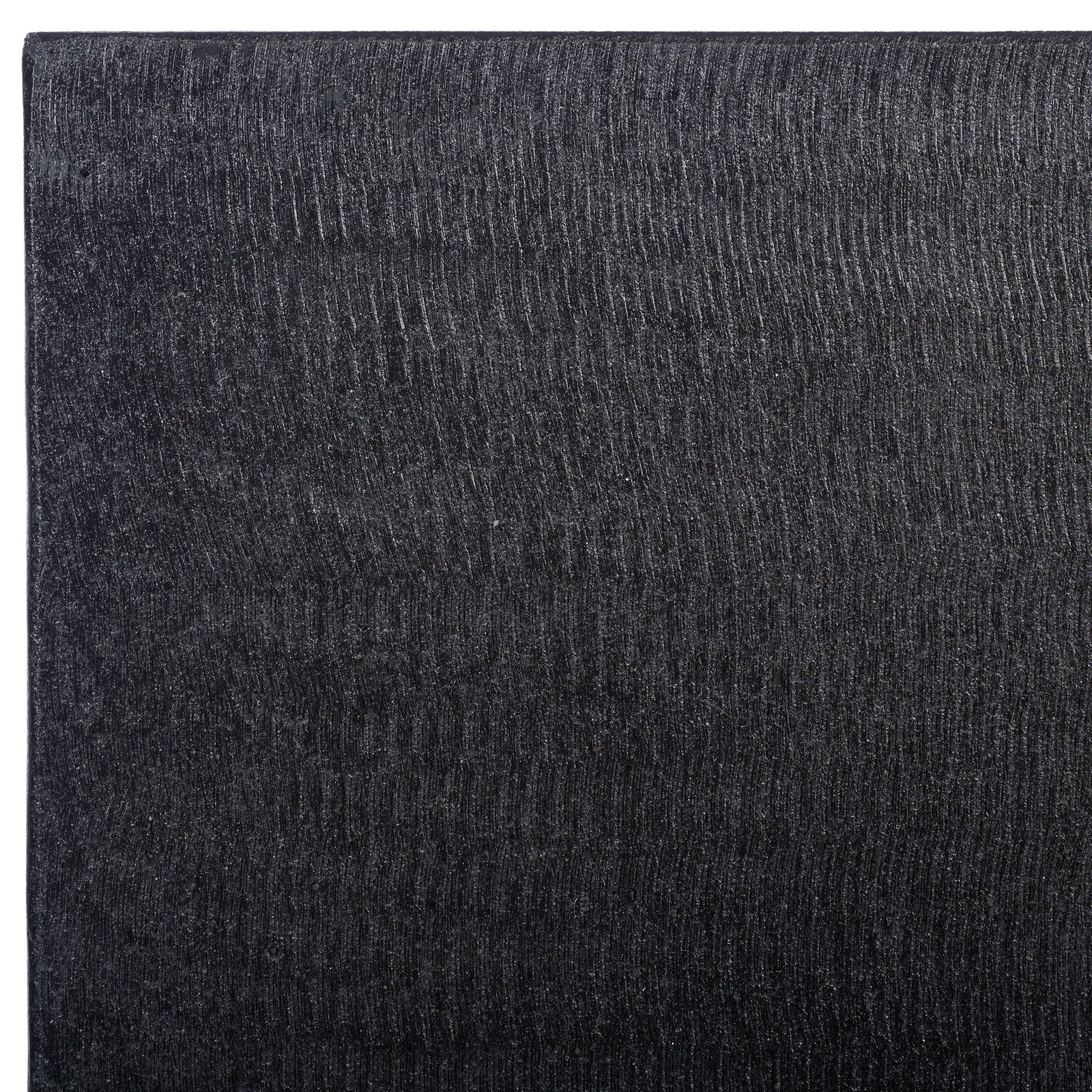 Subtle texture brings dimension to the large planter's rich black concrete surface. || PAT1513A || swatch_studio