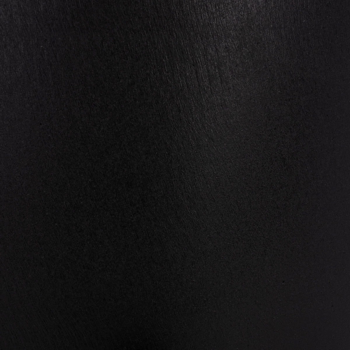 The matte black finish has a subtle brushed texture and rich, even color. || PAT1515A || swatch_studio