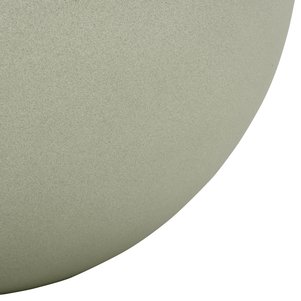 The sage planter's softly rounded sides taper into a clean, discreet base. || PAT1518E || leg_studio