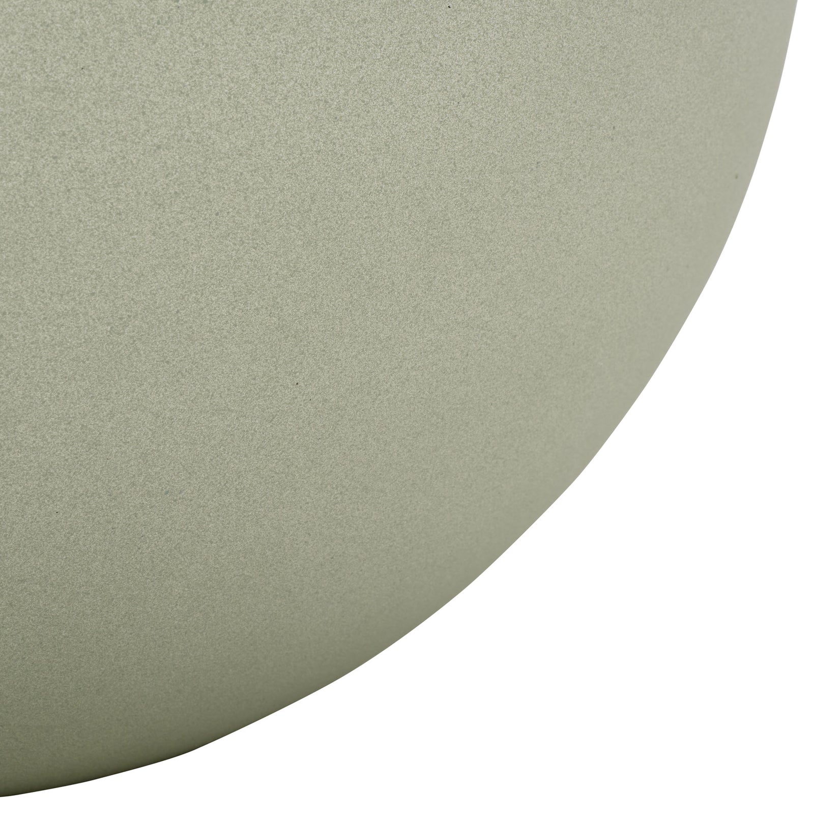 The sage planter's softly rounded sides taper into a clean, discreet base. || PAT1518E || leg_studio
