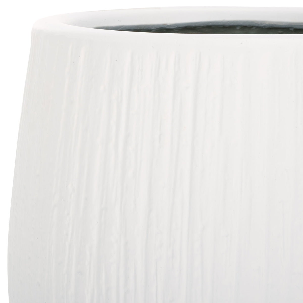 A smooth white rim meets fine, bark-like ridges for understated organic texture || PAT1523C || detail_studio