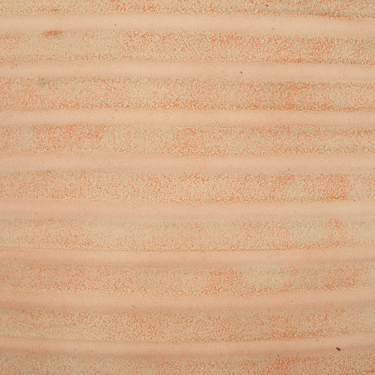Warm terracotta tones and a lightly mottled finish enliven the raised horizontal ridges || PAT1530D-SET2 || swatch_studio