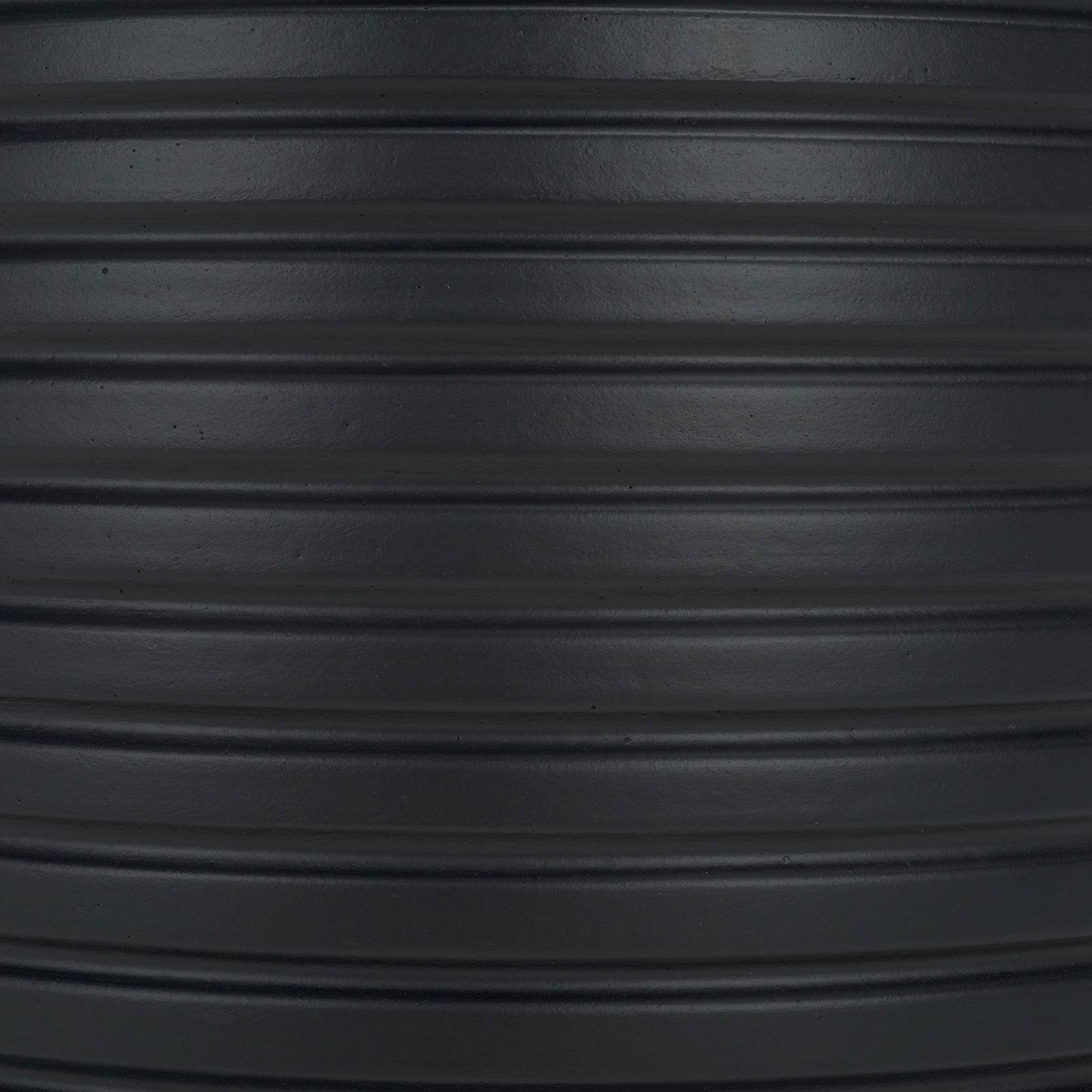 Subtle surface texture adds depth to the black finish and raised horizontal bands || PAT1535A-SET2 || swatch_studio
