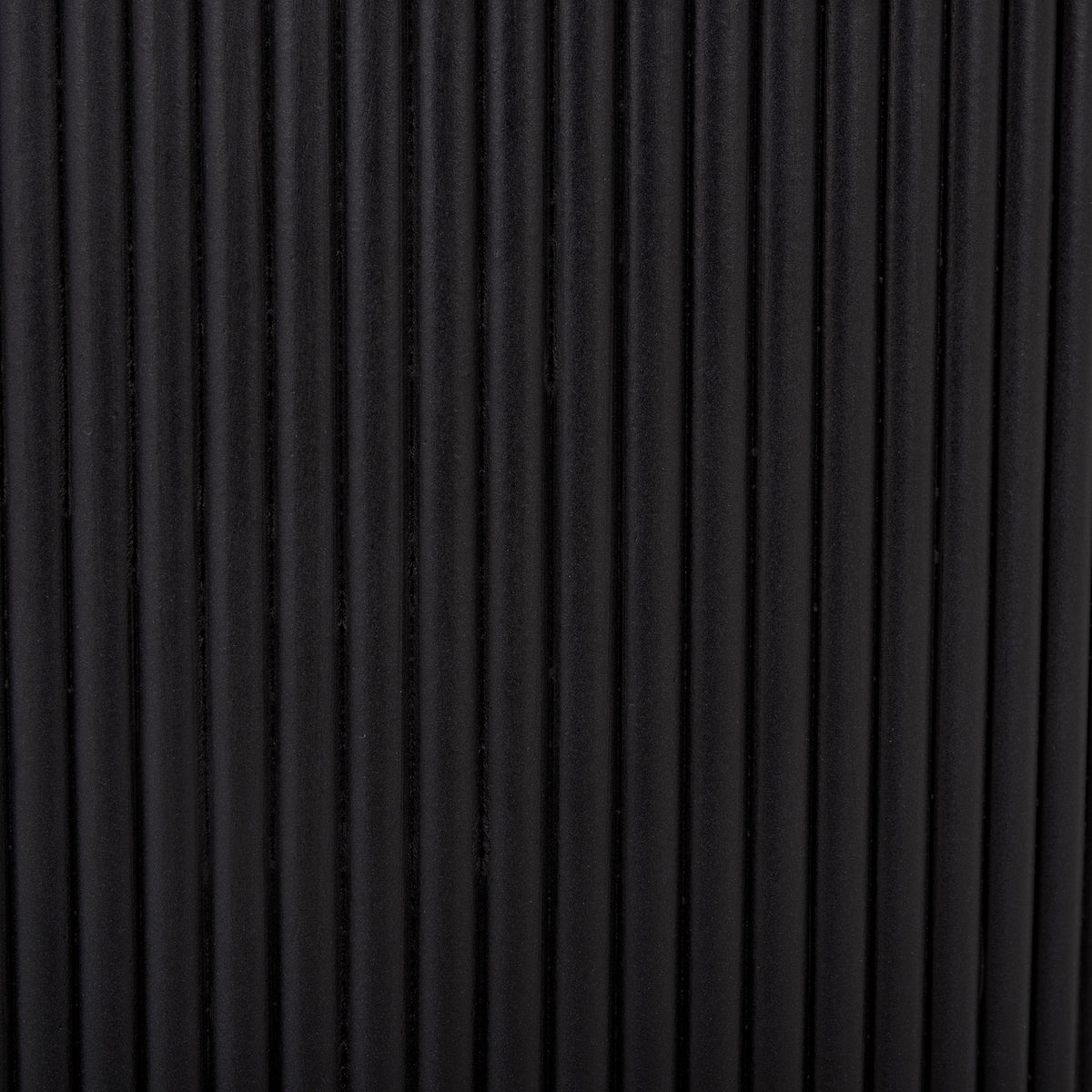 Close-set ribs bring rich texture to the planter's deep black finish. || PAT4600A-SET3 || swatch_studio