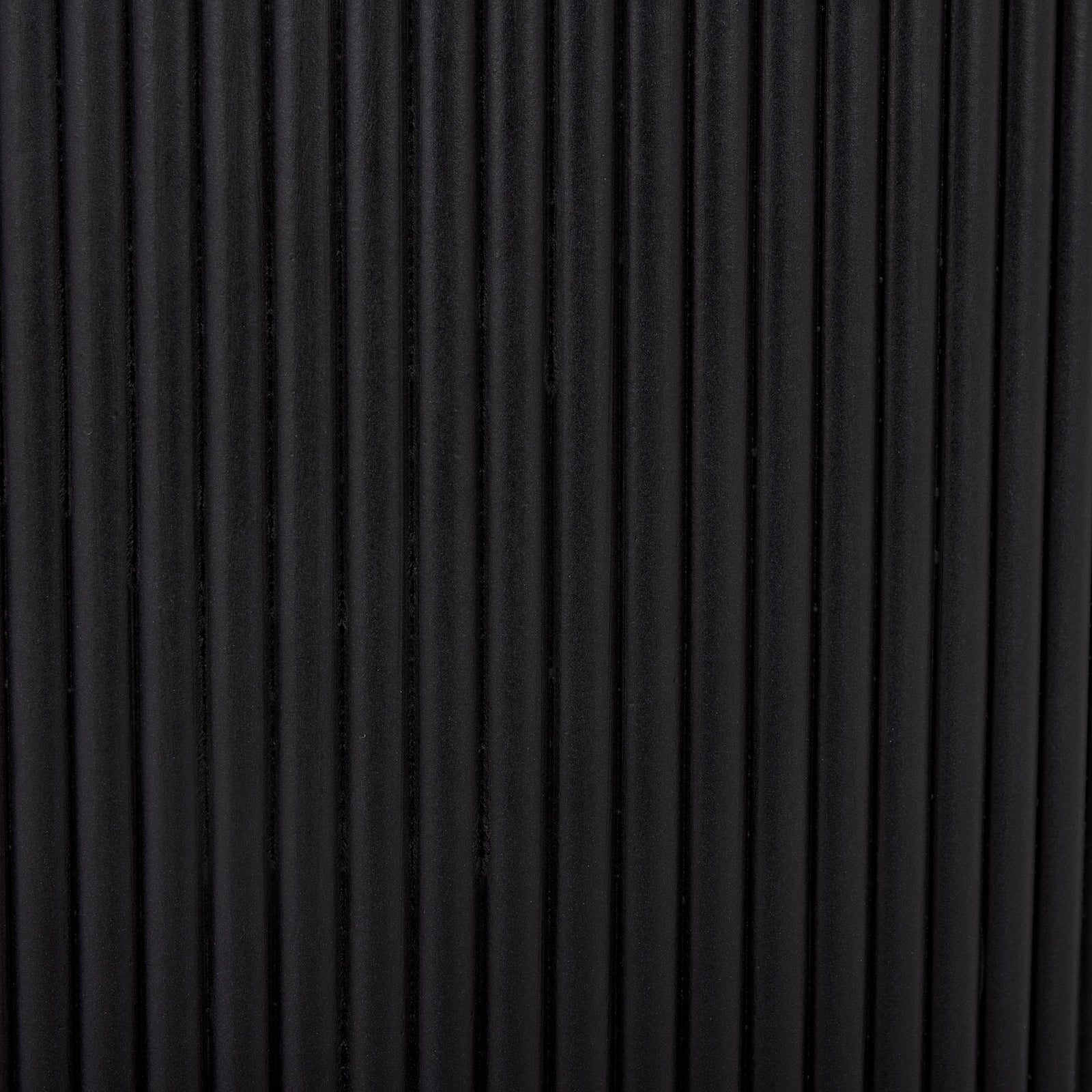 Close-set ribs bring rich texture to the planter's deep black finish. || PAT4600A-SET3 || swatch_studio