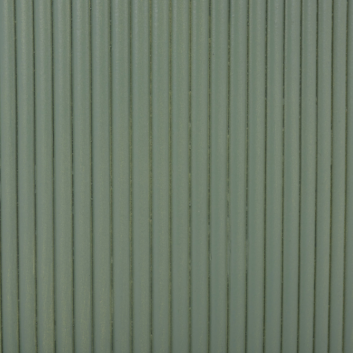 A muted green finish highlights the planter's evenly spaced vertical ridges. || PAT4600C-SET3 || swatch_studio