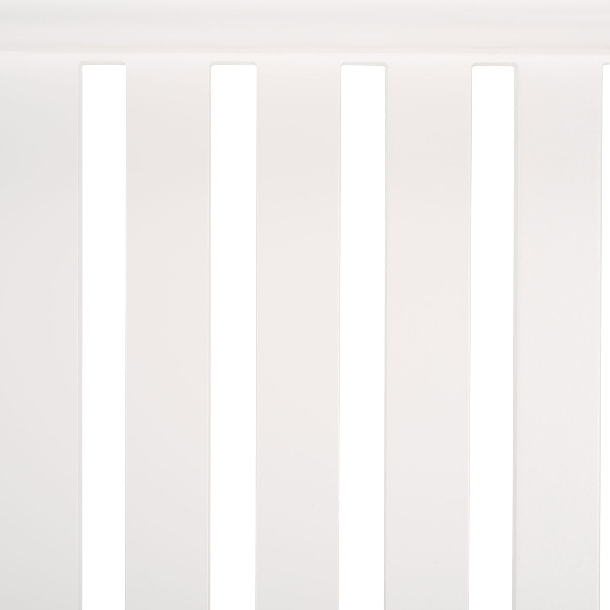 Evenly spaced white slats give the shoe shelves a crisp, breathable surface. || STG1909A || swatch_studio