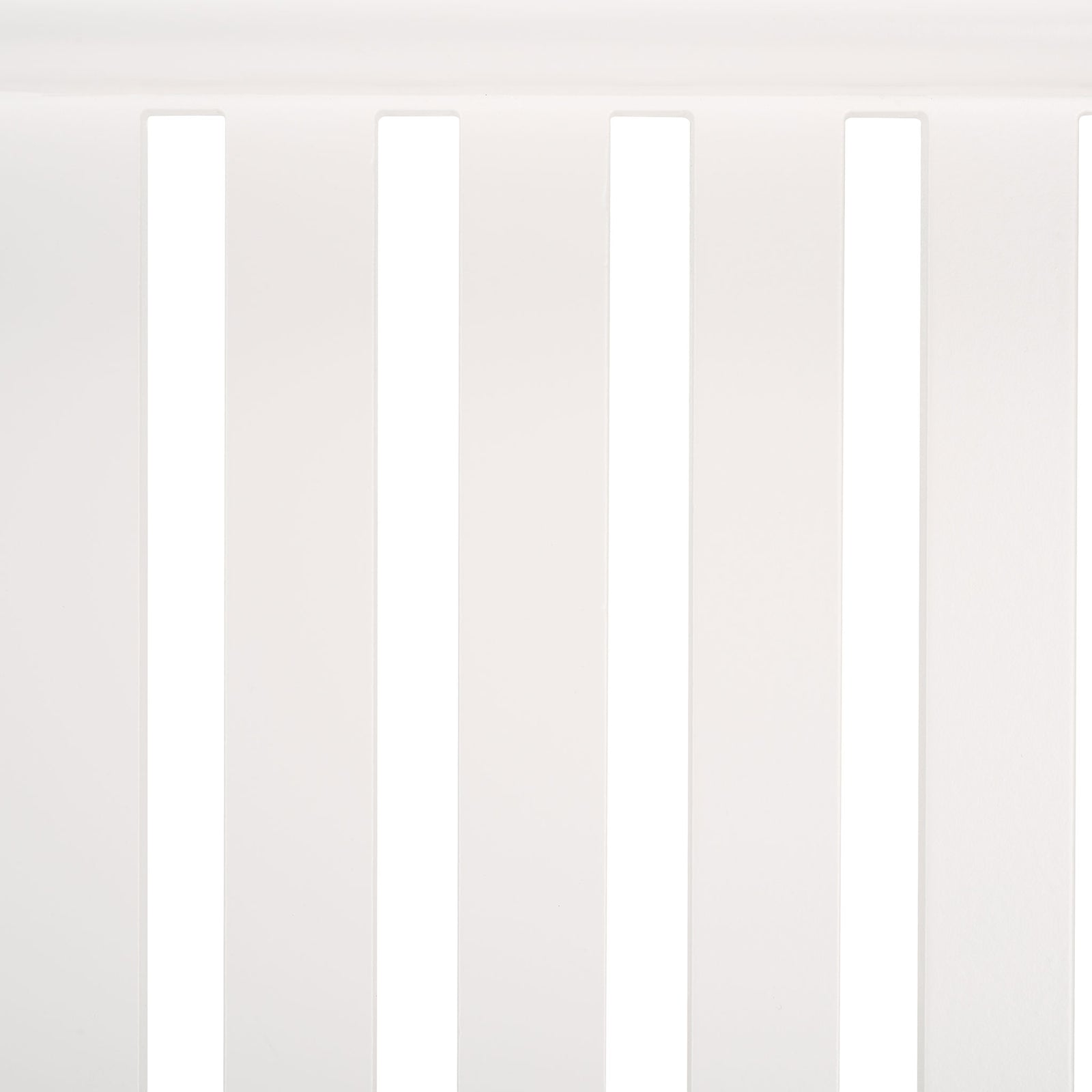 Evenly spaced white slats give the shoe shelves a crisp, breathable surface. || STG1909A || swatch_studio