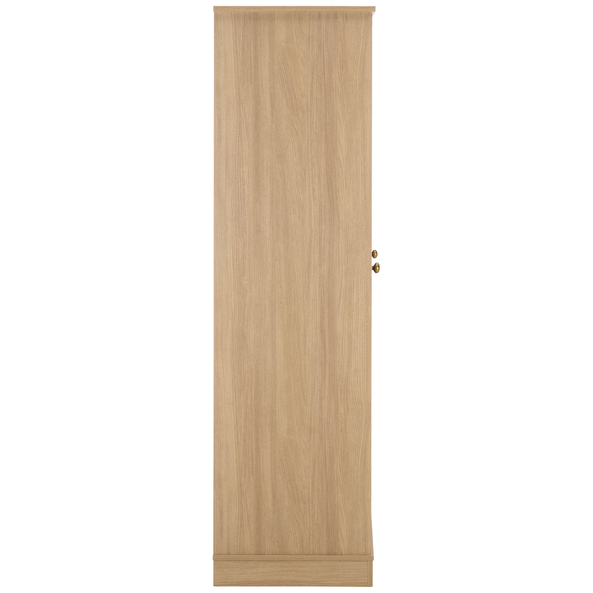 A smooth natural wood-look side panel meets a slim top and matching plinth base. || STG3103B-3BX || side_studio