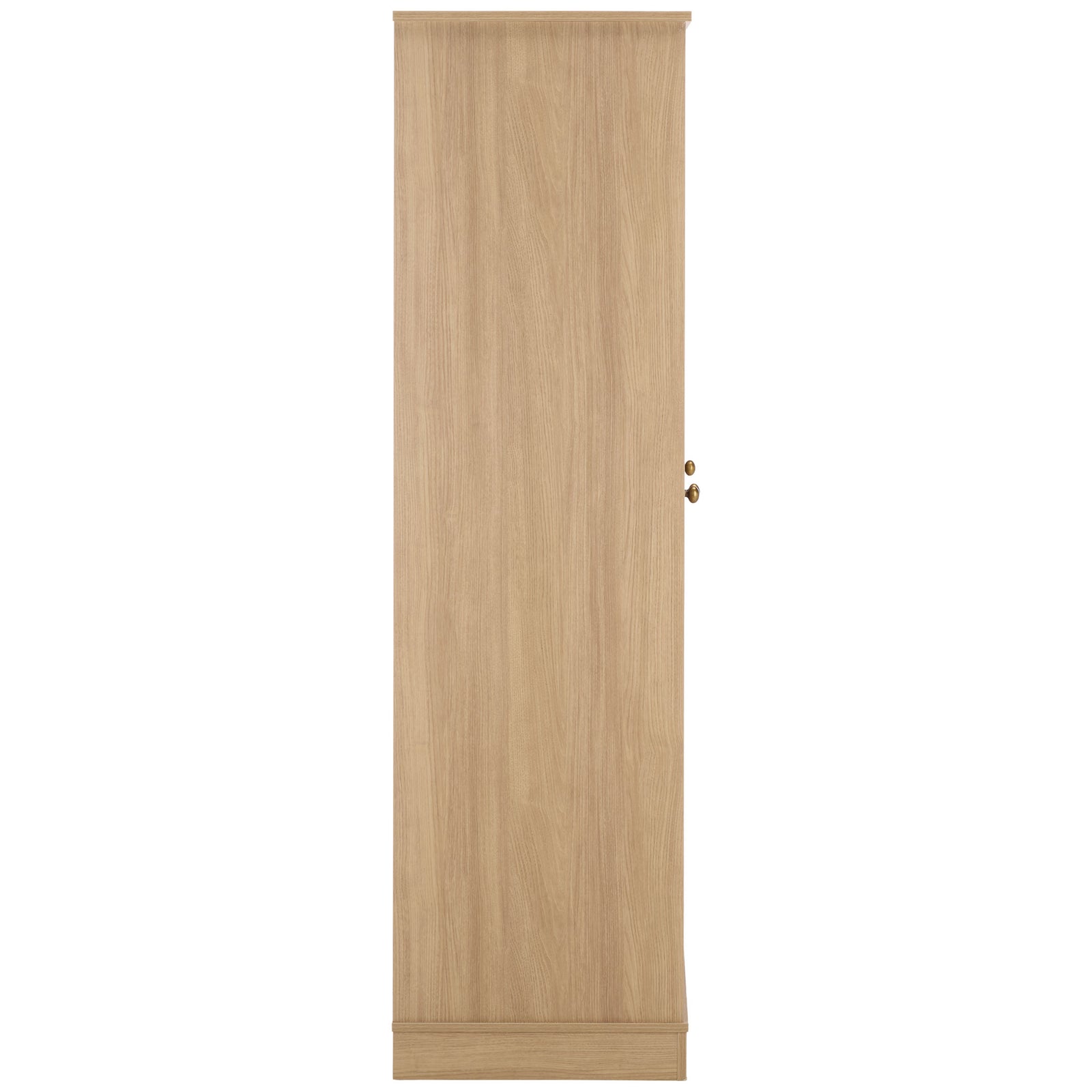 A smooth natural wood-look side panel meets a slim top and matching plinth base. || STG3103B-3BX || side_studio