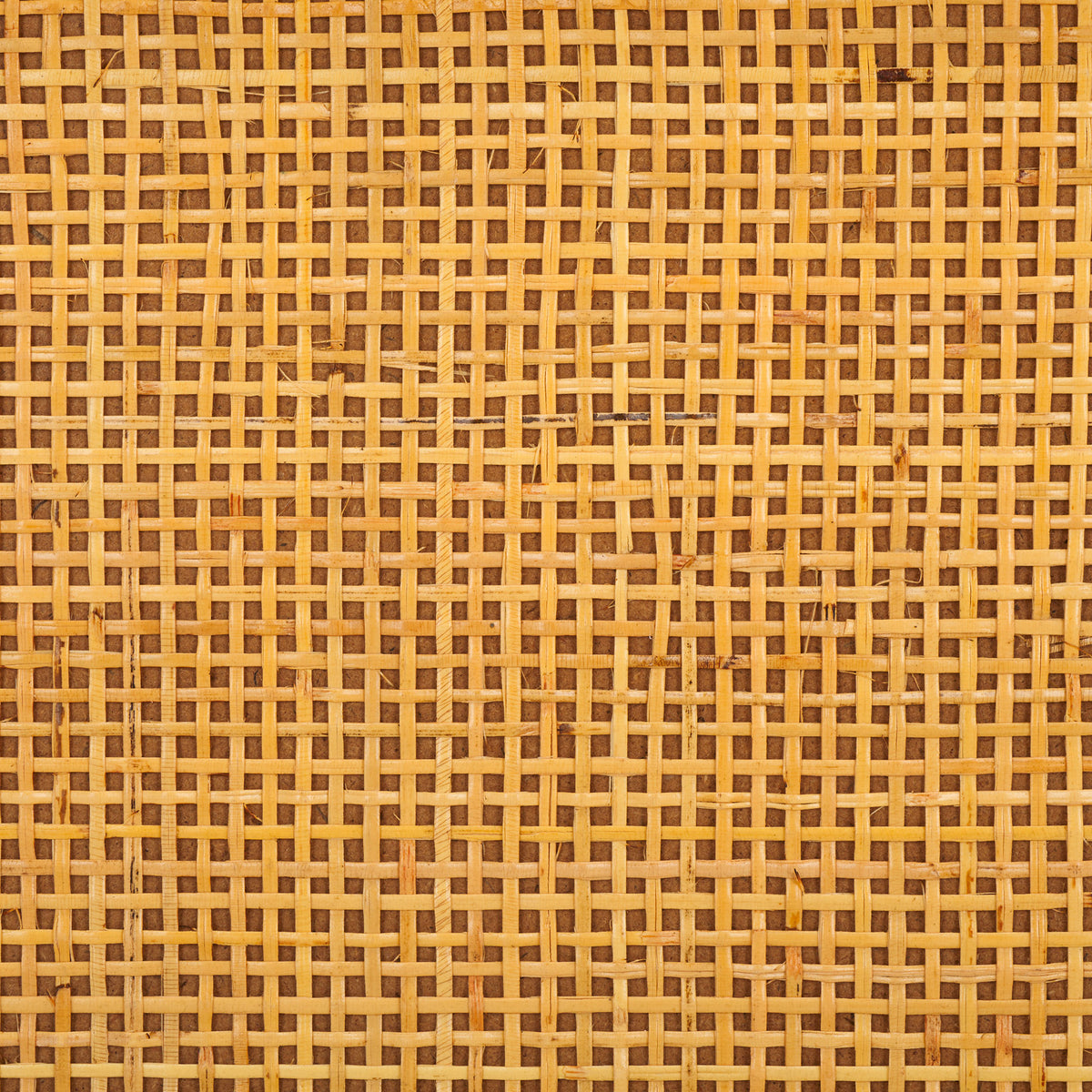 Honey-colored rattan strands form a tight, textured basket weave || STG6509A || swatch_studio