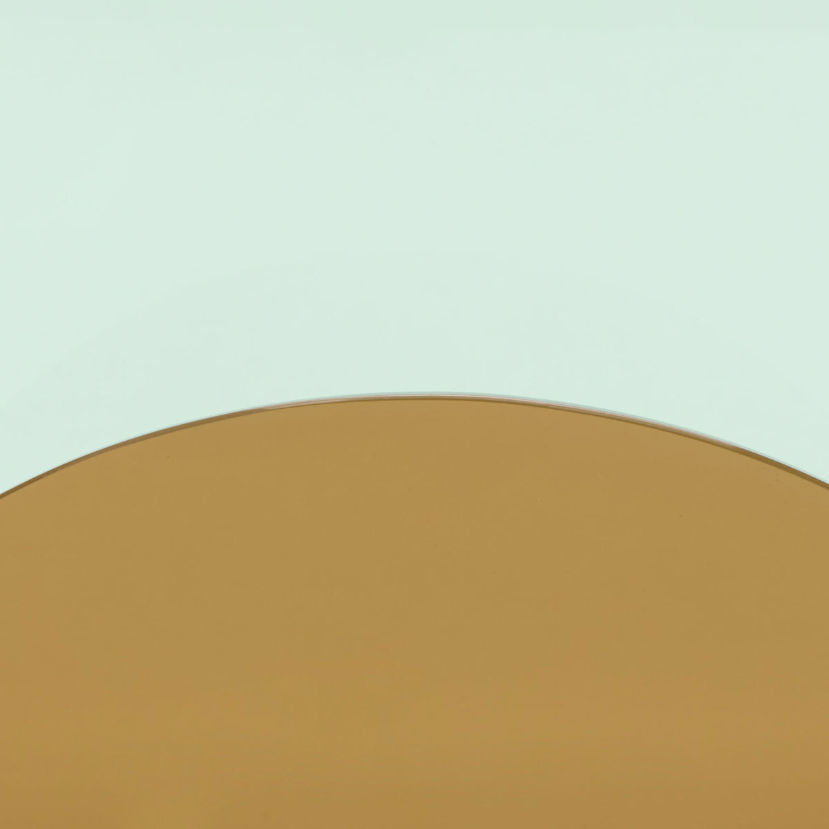 Pale green and warm amber glass create a softly contrasted, two-tone palette. || STG7300A || swatch_studio