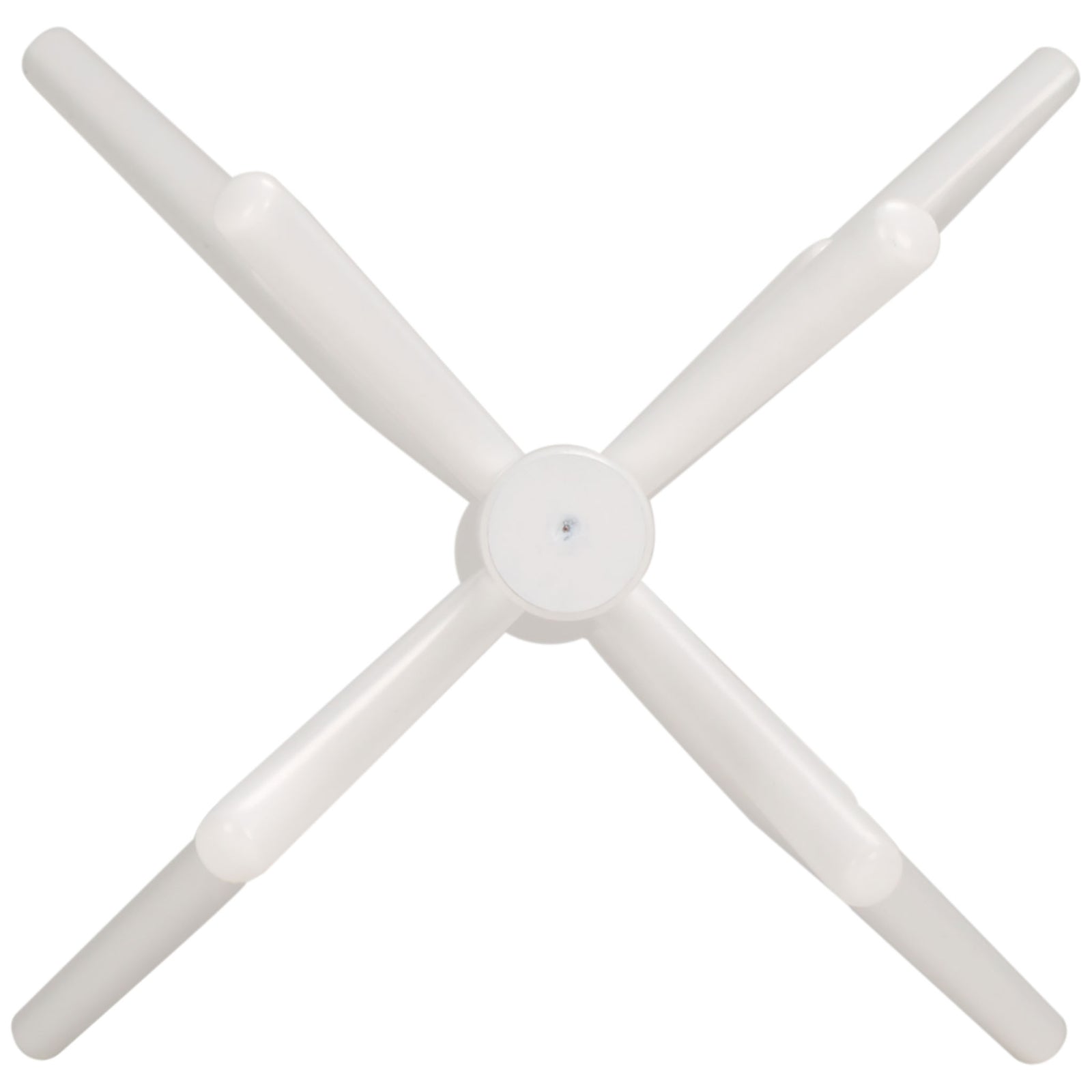 Whitewashed hooks and legs extend outward around the round central post || STG8500C || top_studio