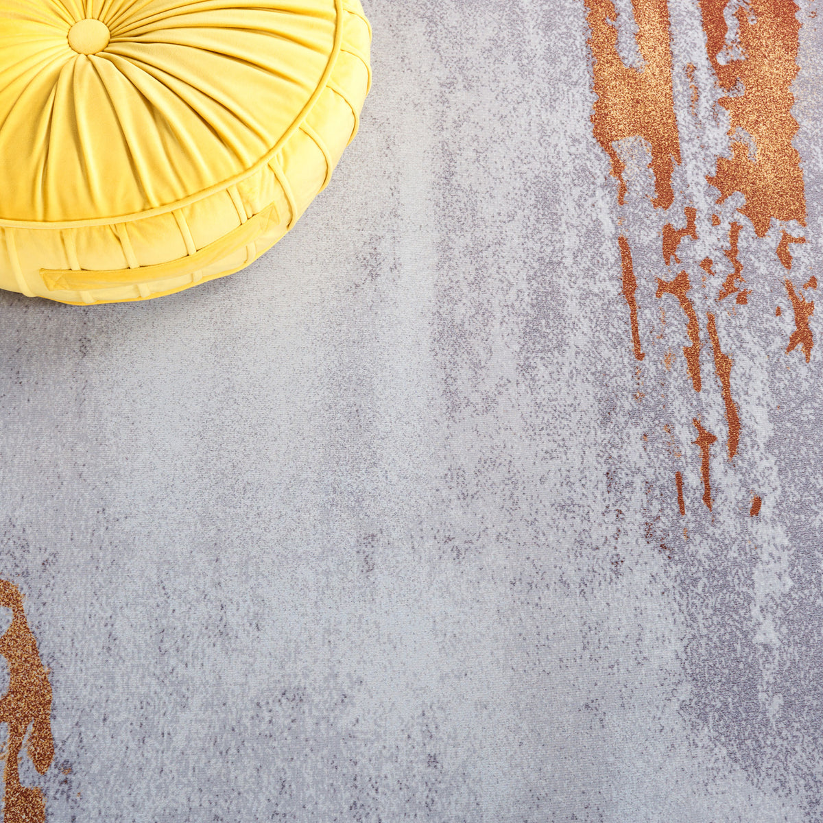 Soft gray base with warm rust highlights creates a cozy, contemporary look || TAC801P-5 || detail_room