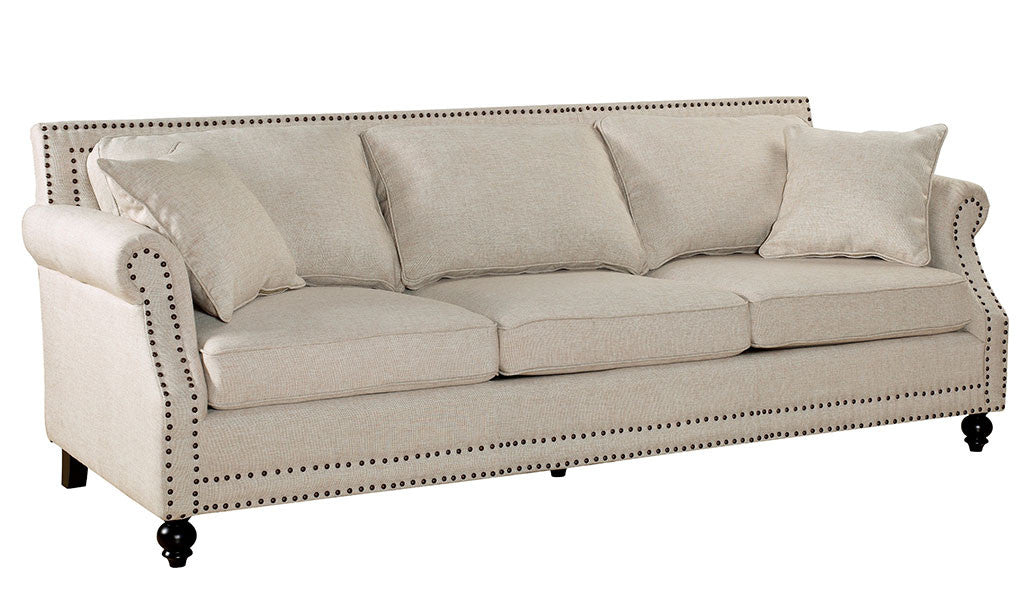 Canton Linen Sofa Beige