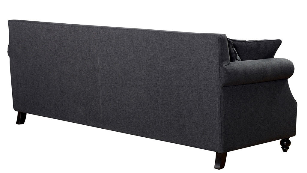 Canton Linen Sofa Gray