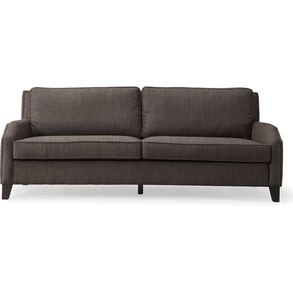 Halluin Gray Linen Sofa