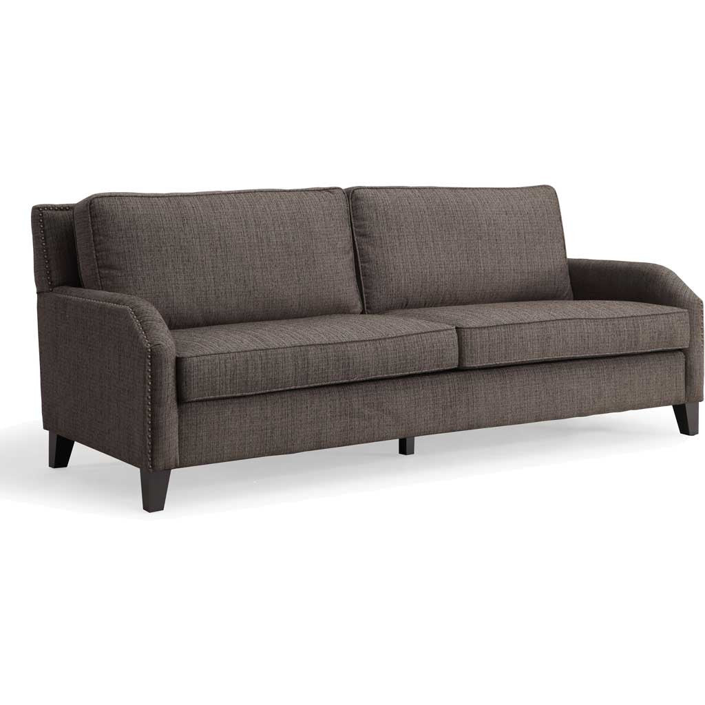 Halluin Gray Linen Sofa
