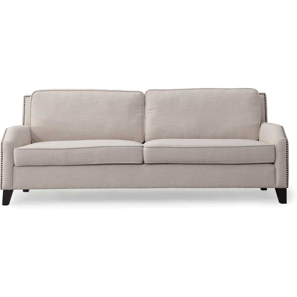 Halluin Beige Linen Sofa