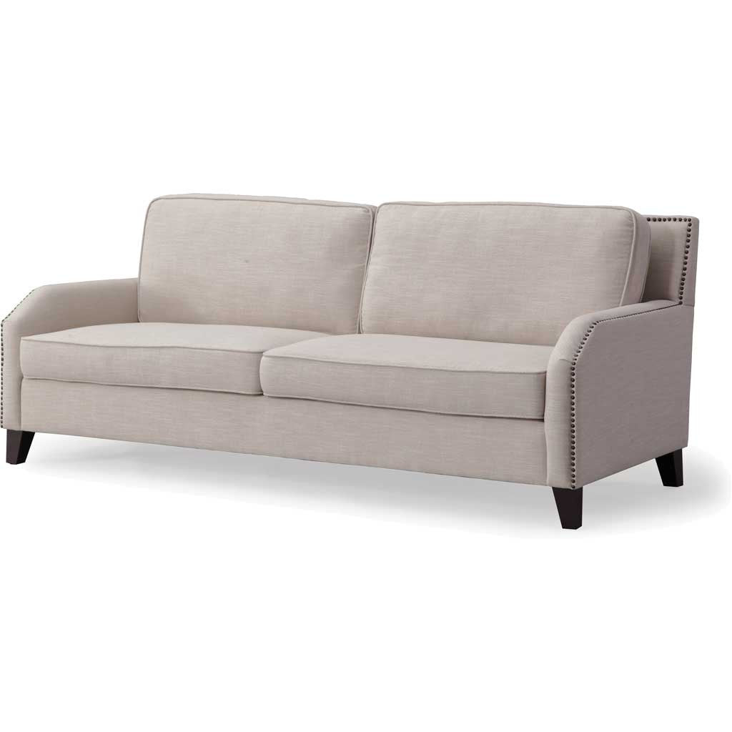 Halluin Beige Linen Sofa