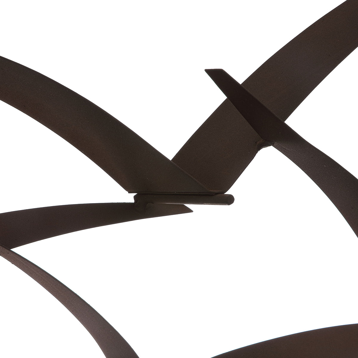 Overlapping iron bird silhouettes reveal a rich bronze finish and sculptural depth. || WDC5022A || detail_studio