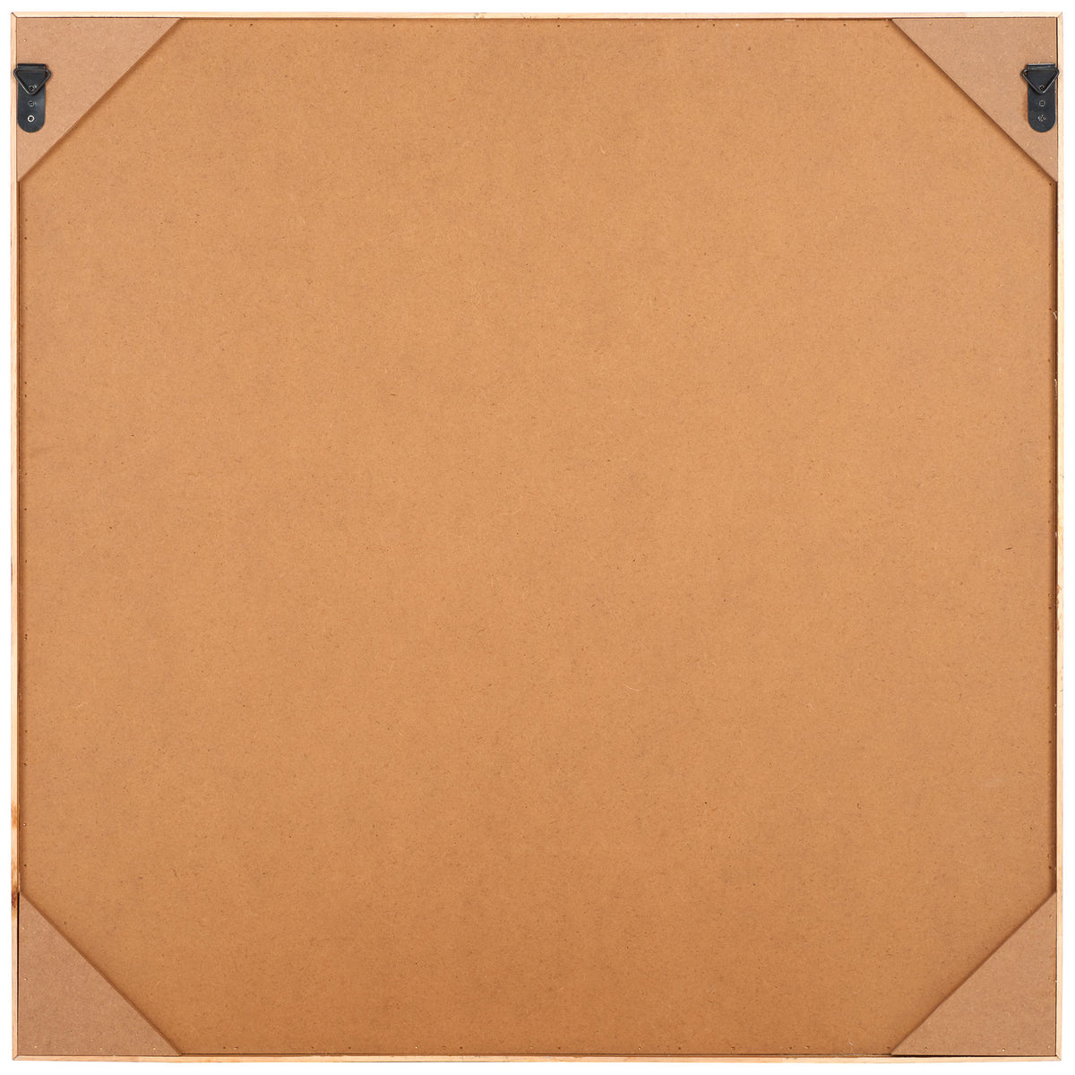 Brown backing has reinforced corners and two black hooks for wall mounting || WLA1904A || back_studio