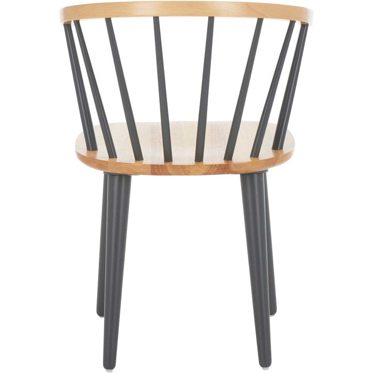 Blair Curved Spindle Side Chair Natural/Gray (Set of 2)