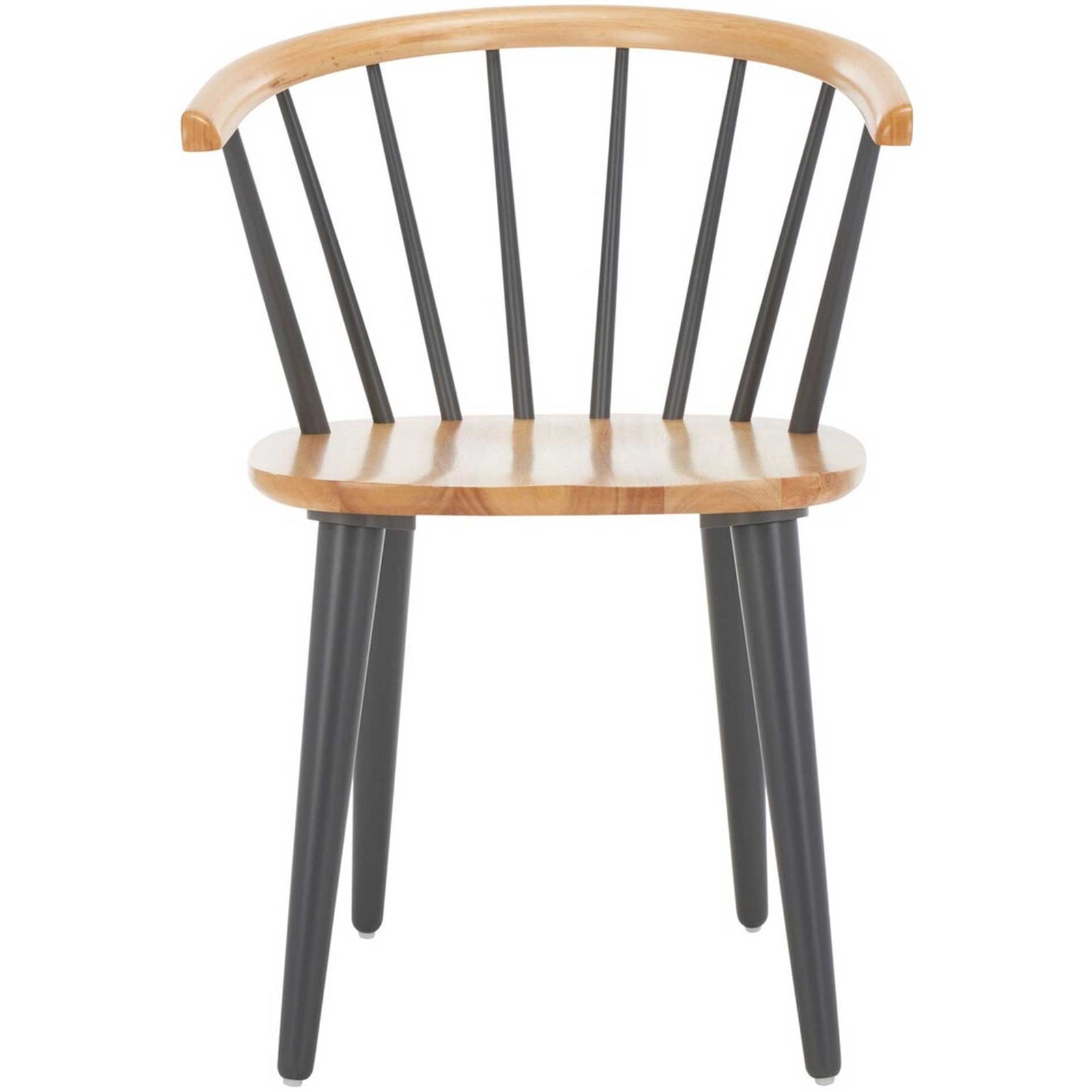 Blair Curved Spindle Side Chair Natural/Gray (Set of 2)