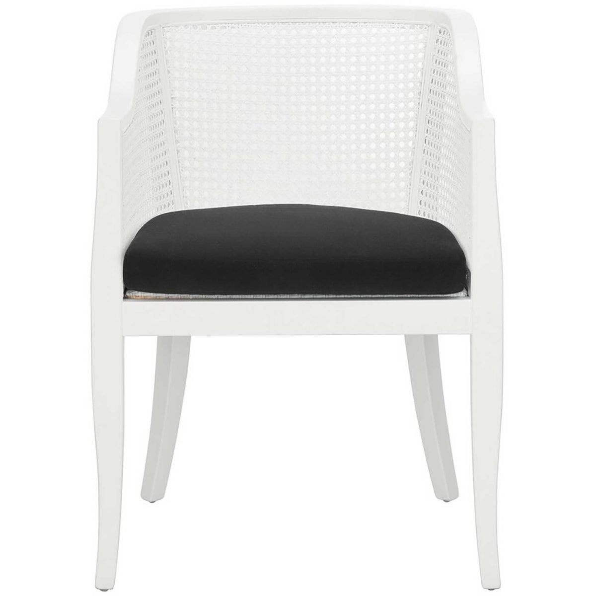 Ricardo Cane Dining Chair White