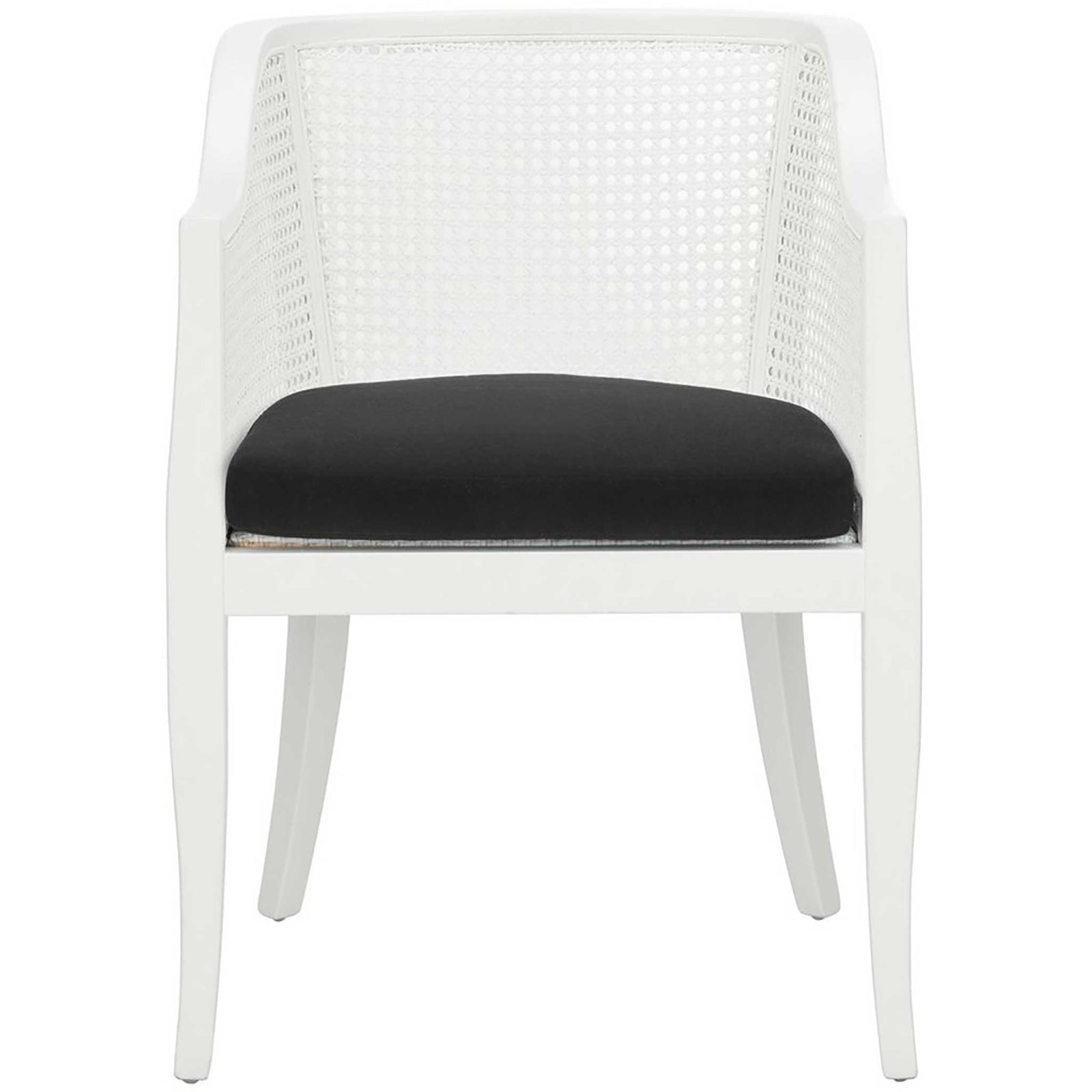 Ricardo Cane Dining Chair White