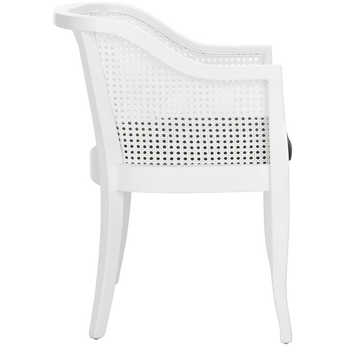 Ricardo Cane Dining Chair White