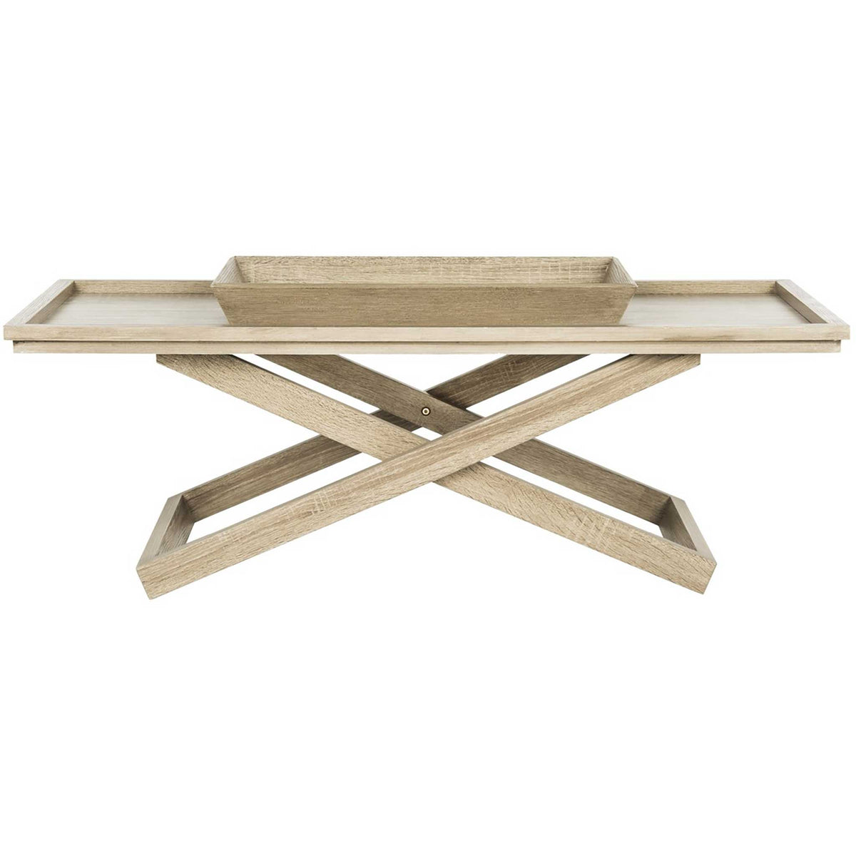 Arthur Cross Leg Coffee Table With Tray